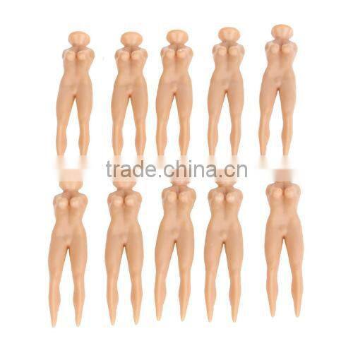 10pcs Novelty Nude Lady Golf Tee Divot Tools Practice Training Golfer Tees