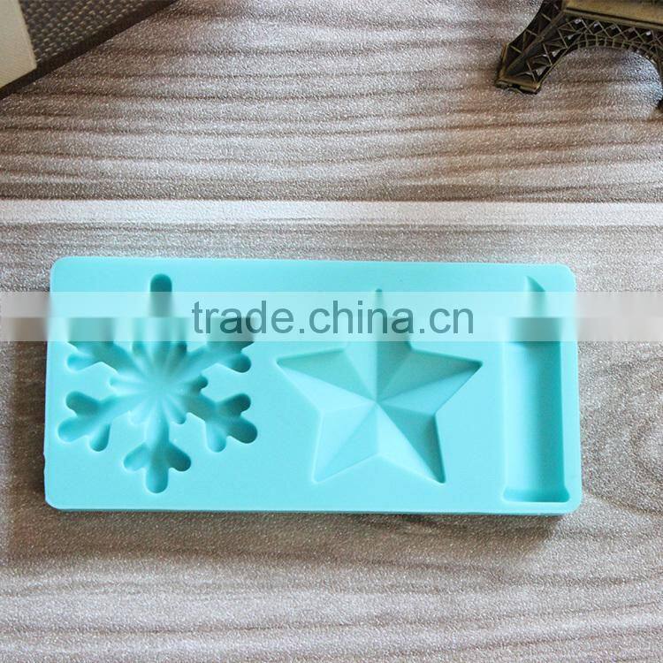2015 New Hot Selling Christmas Decoration Silicone Cake Baking Mould