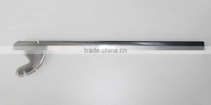 Metal bracket for support glass shelf