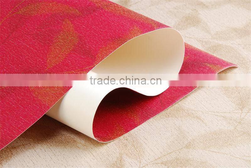 matte wallpaper european style wall paper for home/hotel /commerce/entertaiment