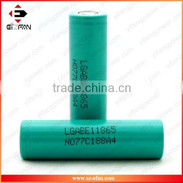 china battery manufacturer ICR 18650E1 12wh 3200mAh 3.7v rechargable li-ion e-cigarette battery wholesale china