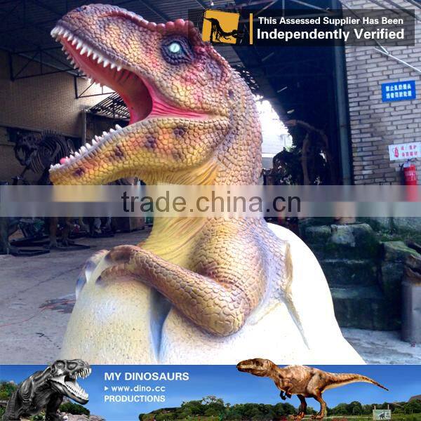 MY Dino-V13 Dinosaur park equipment fiberglass dinosaur trash can