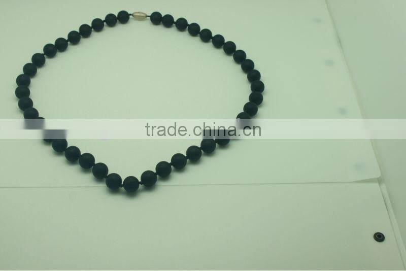 High quality fashion baby gift necklace silicone baby teether