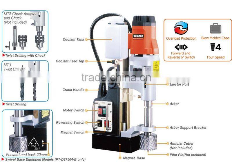 4 Speed Magnetic Drilling Machine