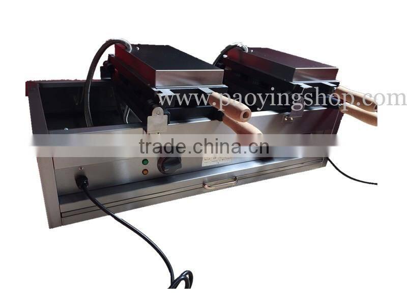 (3 in 1) 6pcs Fish Waffle Commercial Non-stick 110v 220v Electric Icecream Taiyaki Machine + Batter Dispenser + Stuffing Scoop