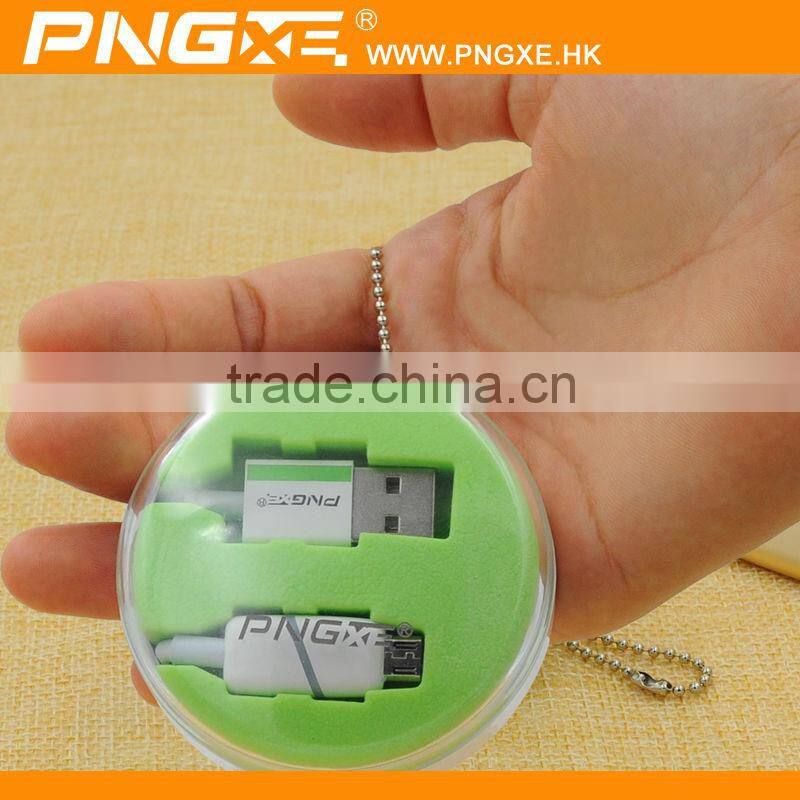 PNGXE high quality novel design colorful led micro usb cable for iphone6 usb charger cable