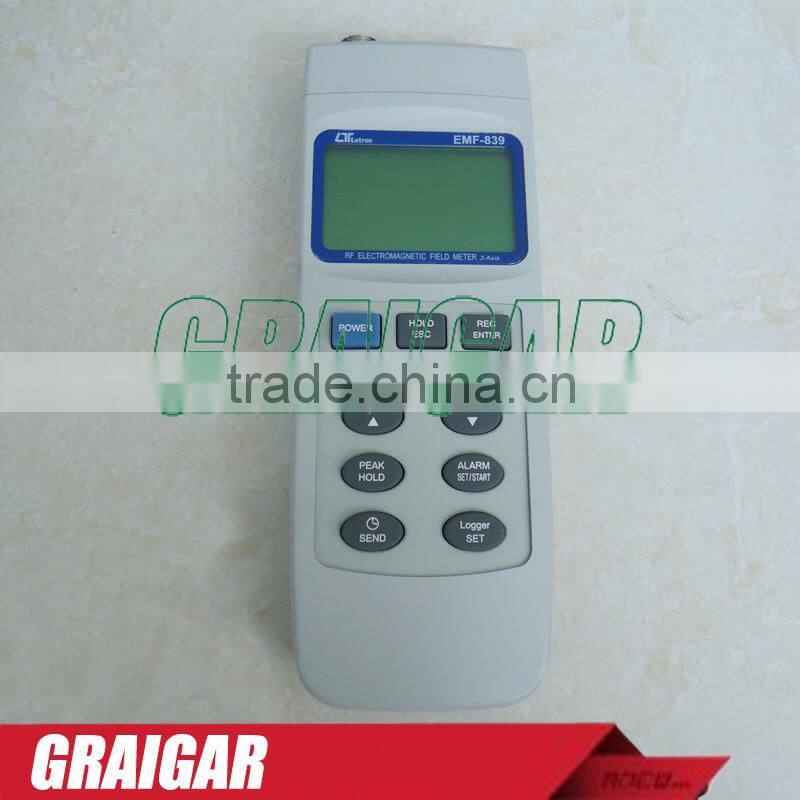 Double probe EMF frequency electromagnetic field detector meter ,EMF-839 EMF839 EP-03H:100M-3GHz,EP-04L:100K-100M+