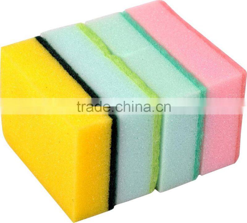 Hot selling JML colorful Household Cleaning Abrasive Scouring Pad