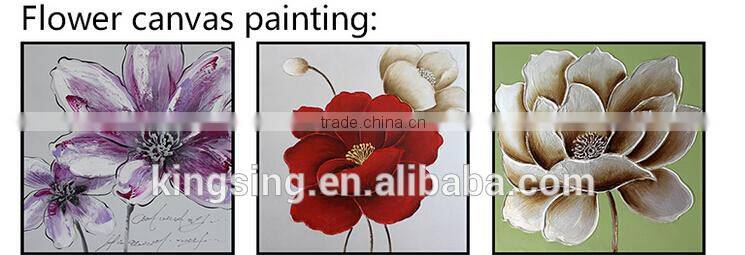 Handmade oil painting canvas flower wall art 51358
