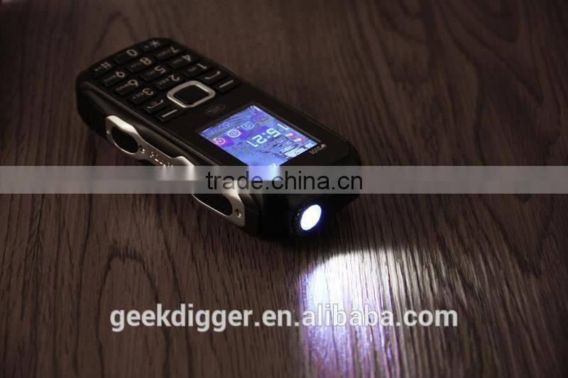 XP3330 Green Quad Band Unlocked Phone Alarm Dual SIM Bluetooth