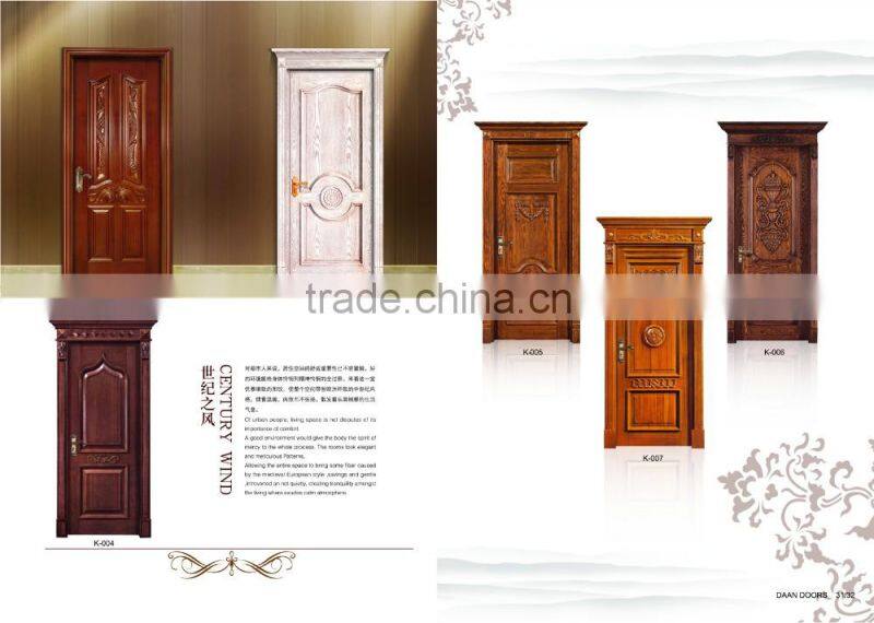 Wooden Color PVC kitchen cabinet door