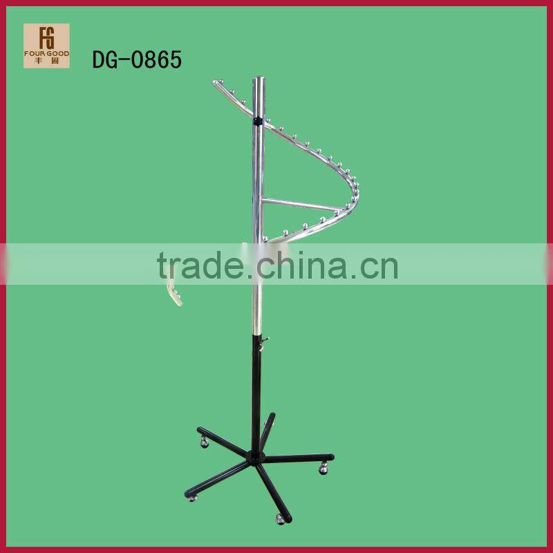 Slat wall metal display hook