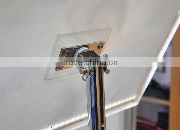 Popular items led backlit display acrylic circular light box panel