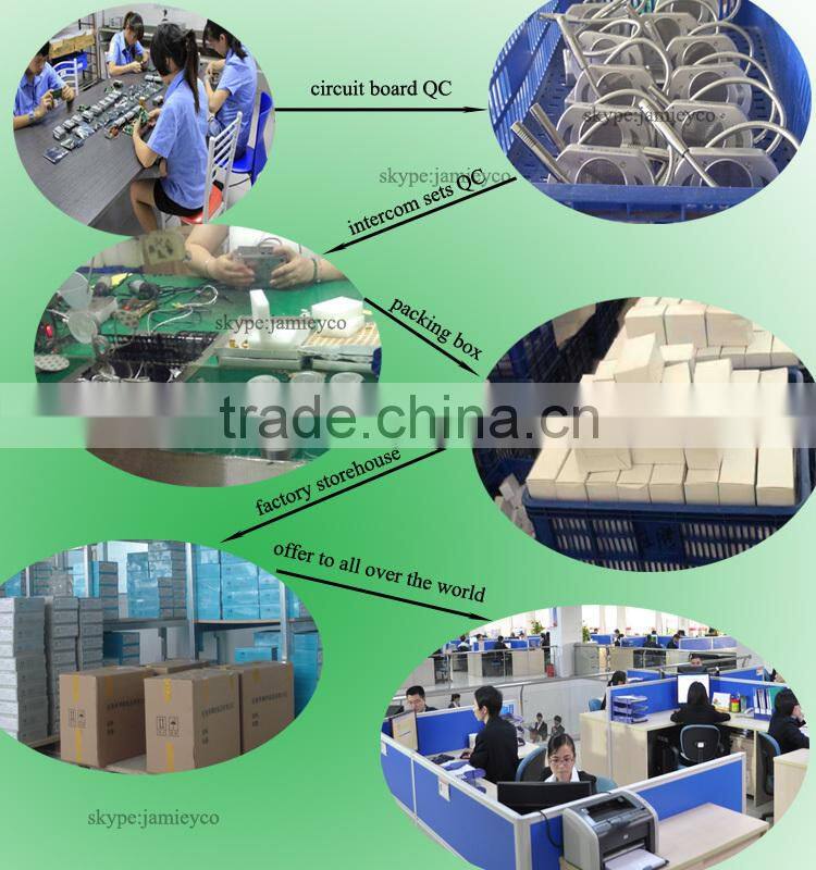 Aluminium Alloy panel bank window intercom