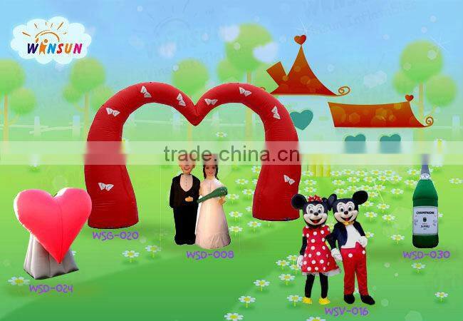 Custom made inflatable air dancer fan