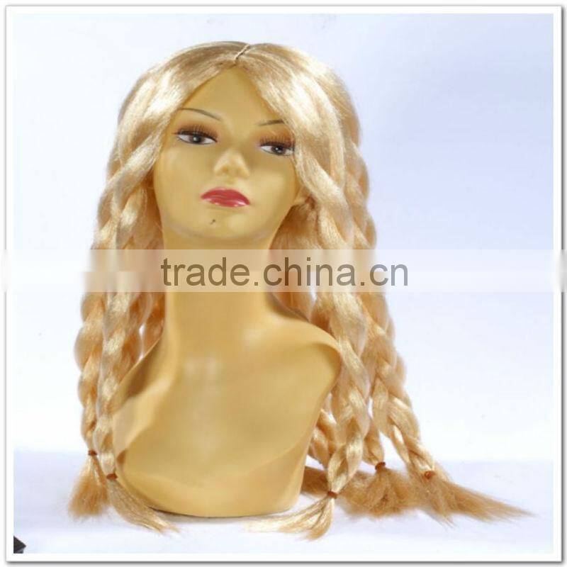 White lace front wig