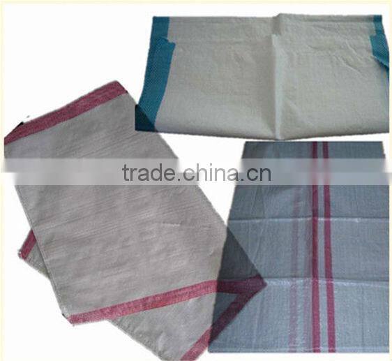 25kg/50kg packing weight pp woven bag for agricultural products/white pp woven bag made in china
