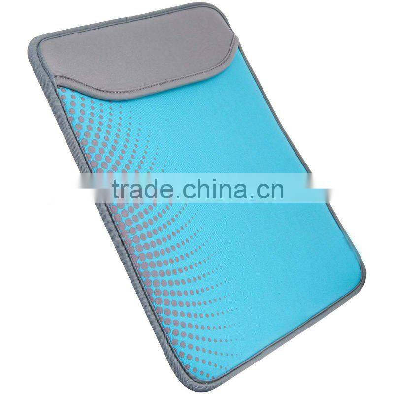 Blue Neoprene Case For Ipad2 and The New Ipad
