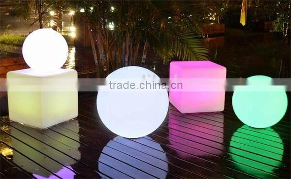 Multi size plastic Illuminated LED Cube