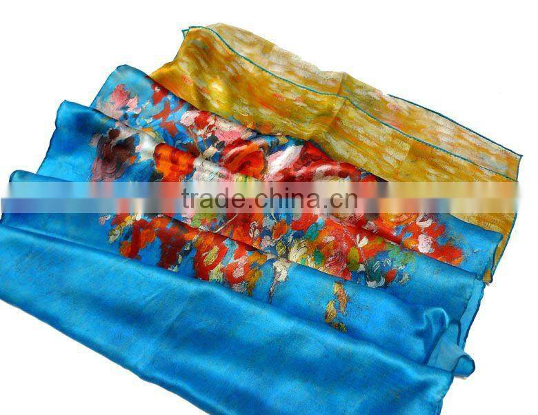 fashion silk scarf styles women