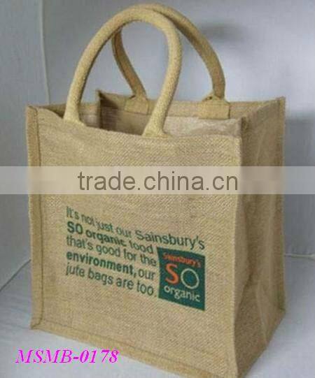 2014 fahsion pure hemp drawstring bags