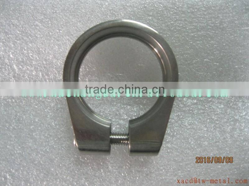 Custom Ti seat clamp fit for Ti seat post 27.2mm High Quality Ti bike seat clamp custom XACD Ti bike parts seat clamp