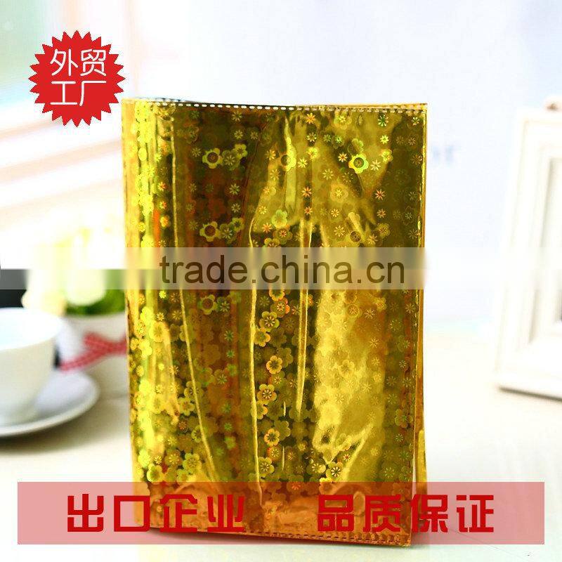 2015alibaba China Plastic High Quality free samples Wholesale waterproof book cover