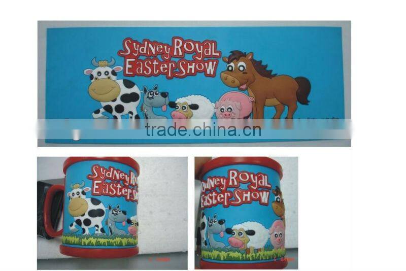 2014 new design cute plastic 3d spoon cover