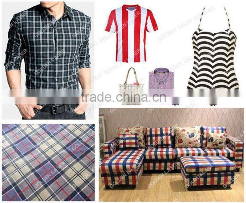 Vision Laser Cutting System for Patterned Fabrics Marker Matching