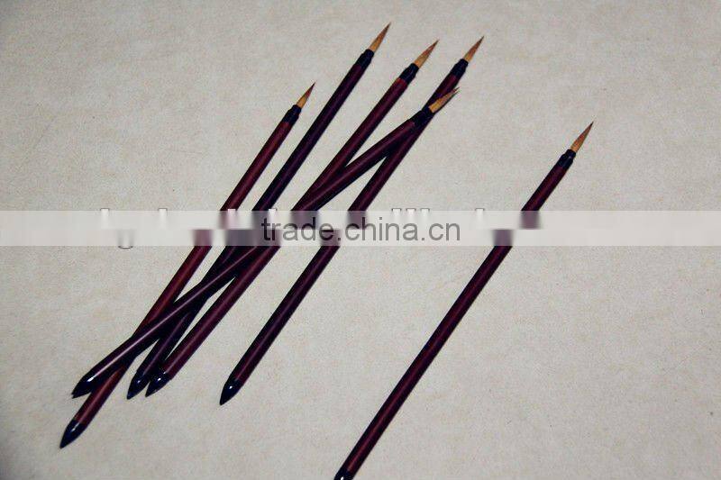 1pcs Professional Tellow wolf hair &Bamboo handle Writing brush