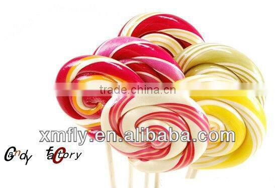 Box Packed Rainbow Swirl Lollipops Candy