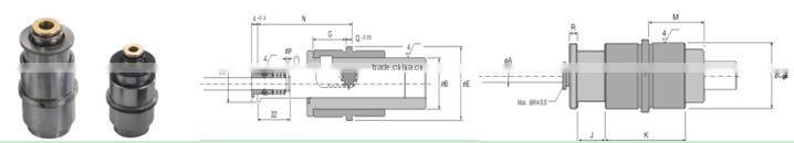 plastic injection mold parts Two stage ejector