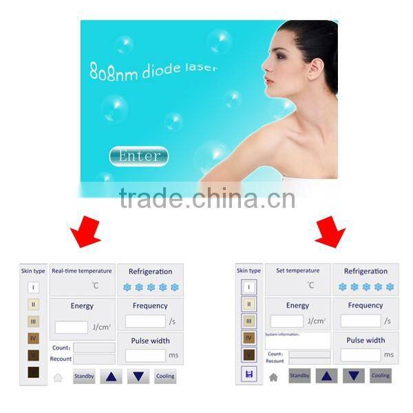 CE approved 808nm diode laser hair removal black skin hair removal equipment