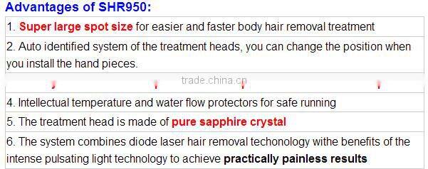 2016 World Best Selling Hair Removal and Skin Rejuvenation Products Portable ipl shr