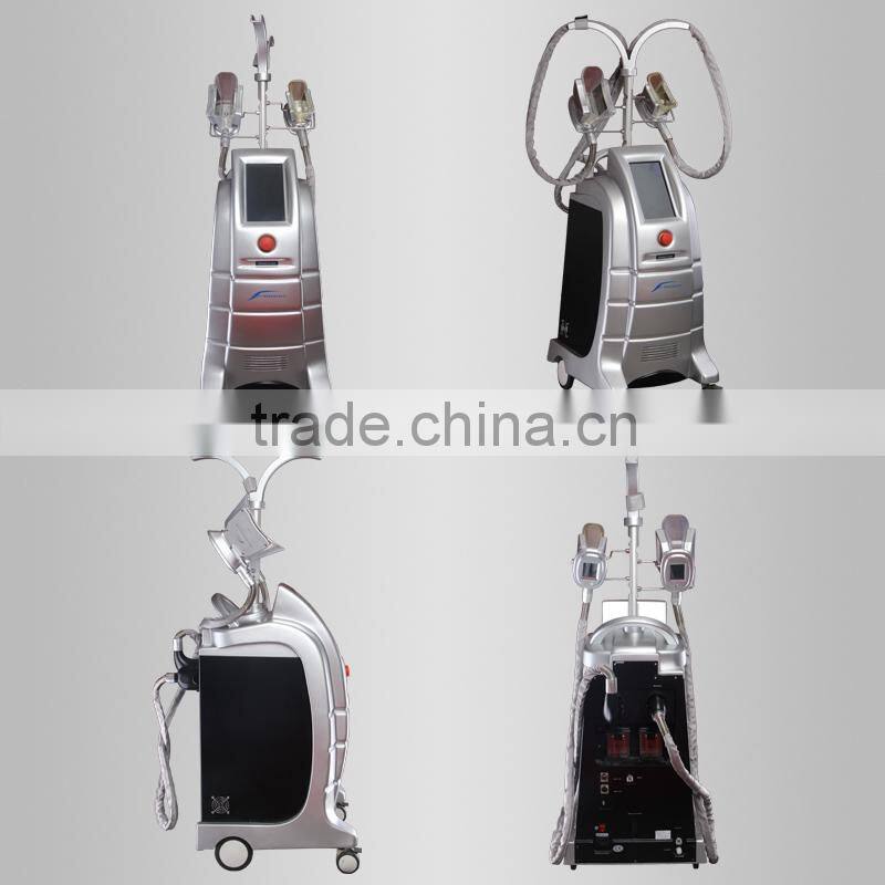 Criolipolisis equipment, 4 heads,emergency stop&heart rate tester, 2 years warranty