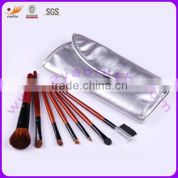 OEM customer logo 7pcs make up brush set