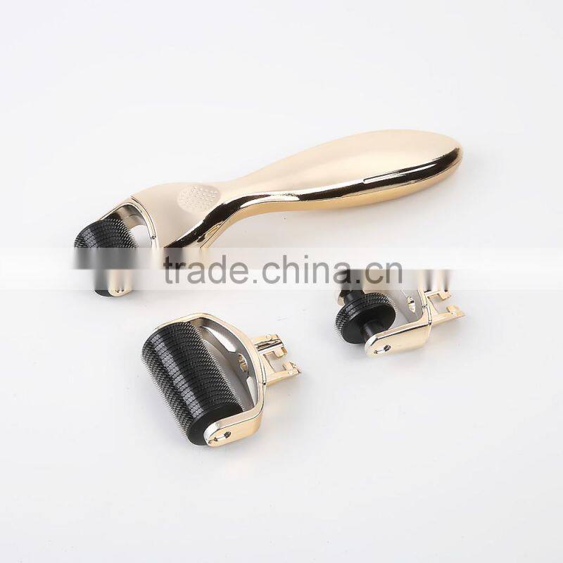 Bestsell 0.5/2.0/1.5mm Heads 3 in 1 Roller 180/600/1200 Micro Needles Skin Recovery