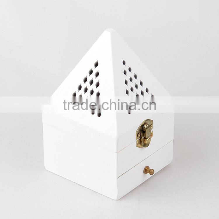 HOT SELL PYRAMID SHAPE WOOD INCENSE BURNER WHOLESALE INCENSE BURNER WOODEN