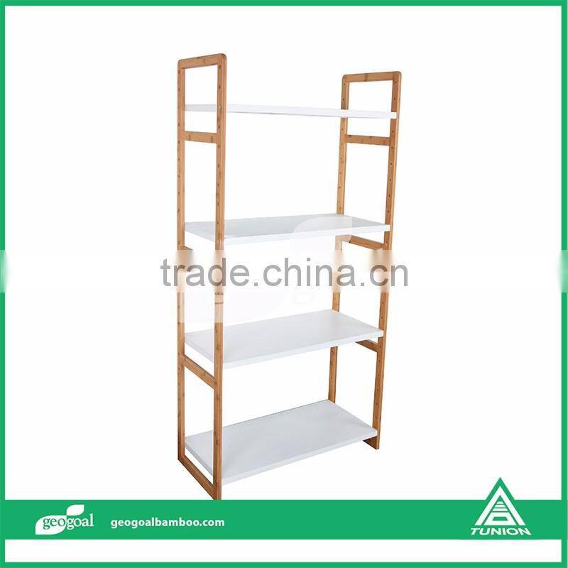 small standing shelf/bamboo free standing shelf units