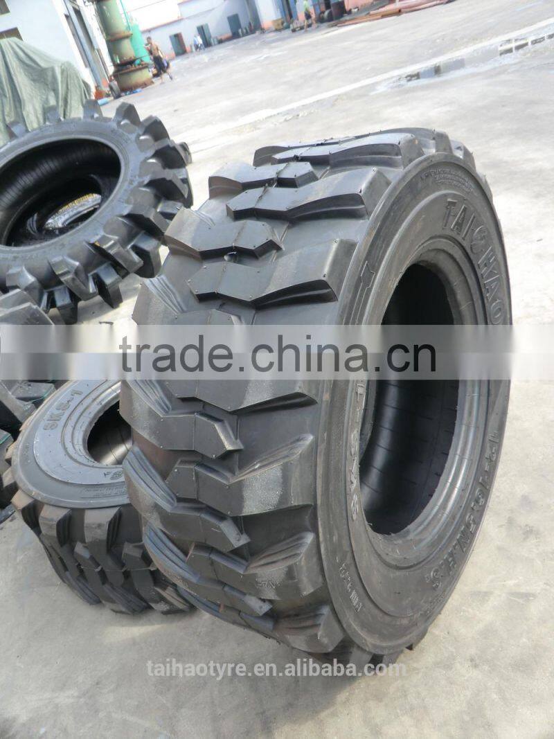 Wholesale TAIHAO brand sks-1 top China brand15-19.5 pneumatic tyre off the road tyres loader tyres bobcat skid steer tyre
