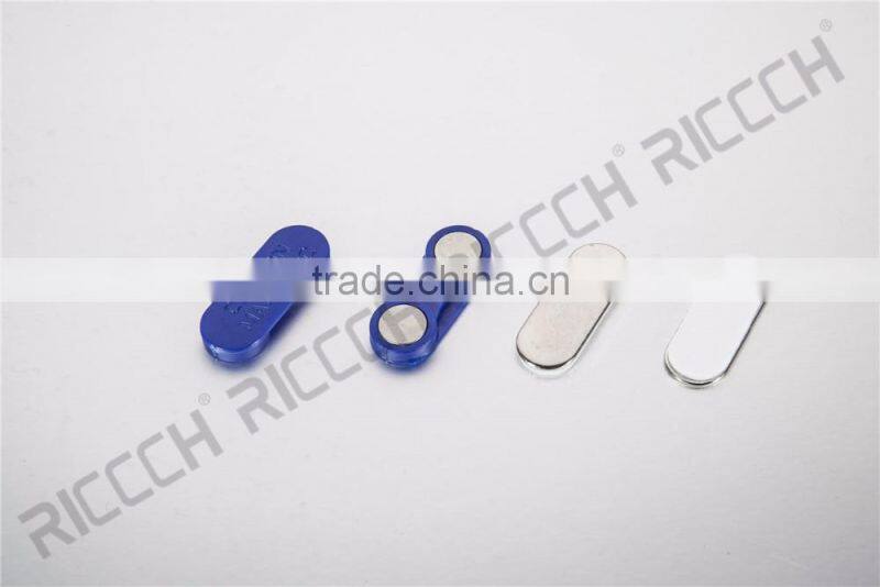 2015 Plastic 3M adhensive magnetic name badge holder