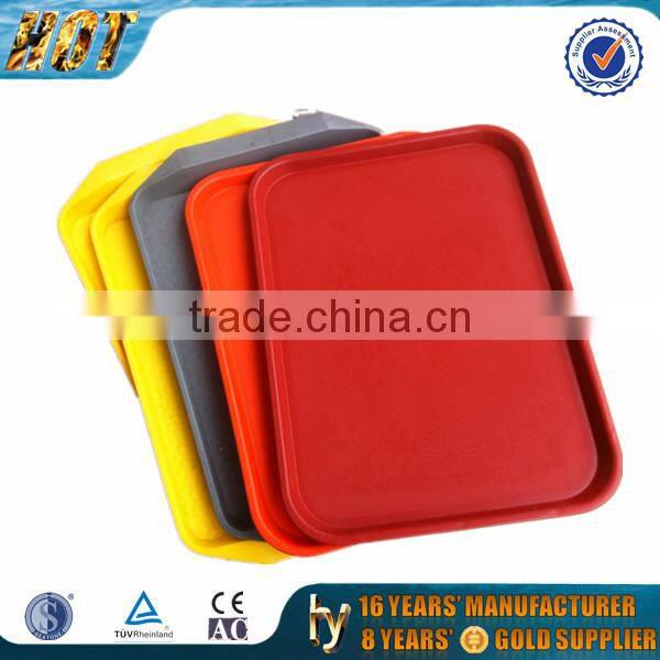 rectangular plastic bakery tray