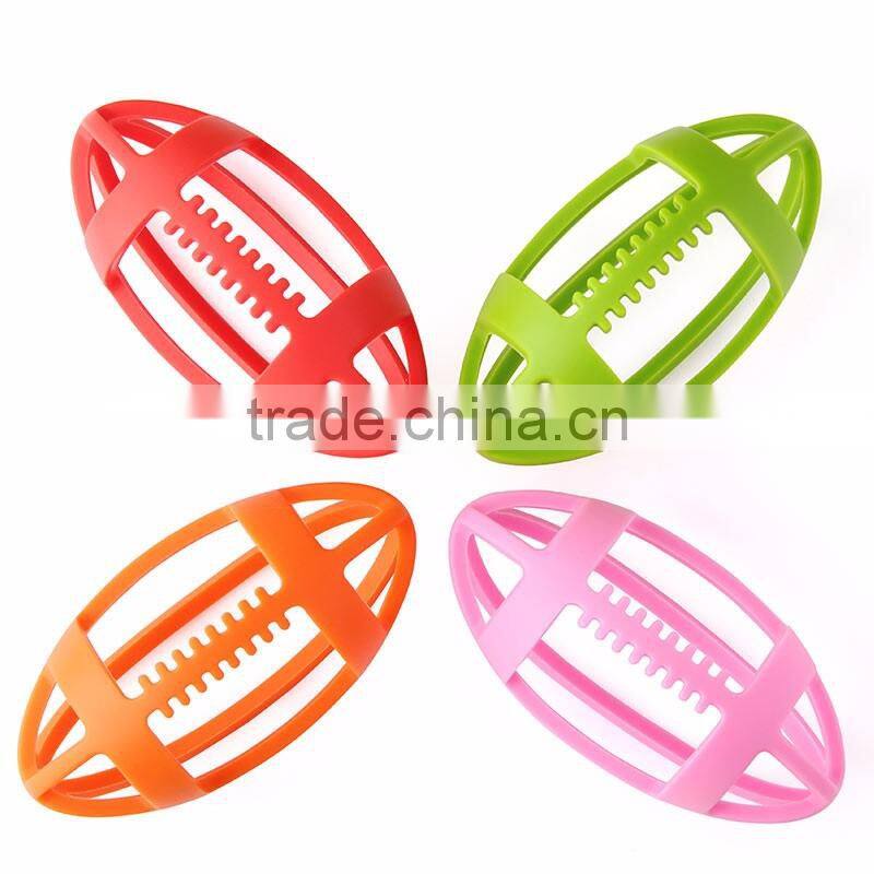 Make From Food Grade Baby Dolls Teether Silicone American Football