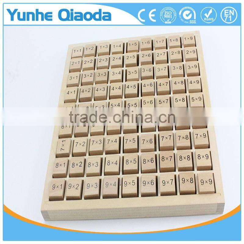 Early Learning Wooden multiplication table