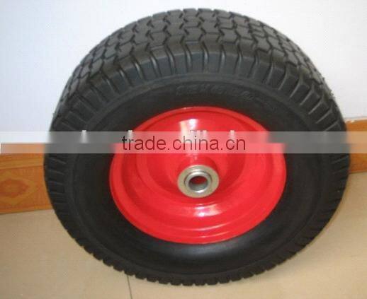 flat free solid pu foam rubber tires and wheels