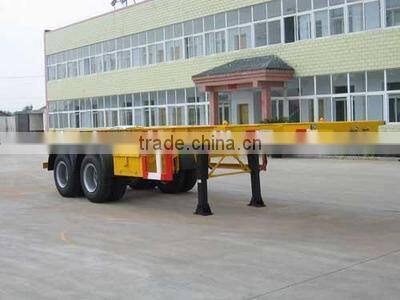 20ft container carrier 2 axle skeleton semi trailer for sale