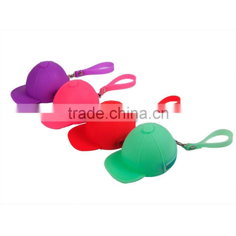 New arrival!!! Portable convenient durable silicone key purse with zipper