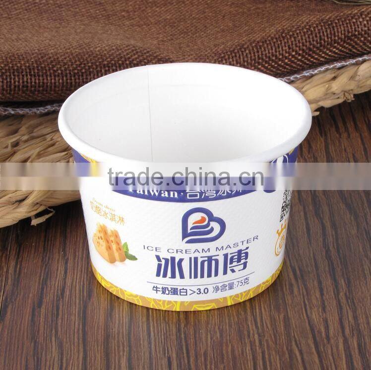 ice cream paper bowl custom frozen yogurt cups