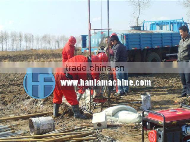 small valume rotary drilling rig HF150E, very economical, very portable