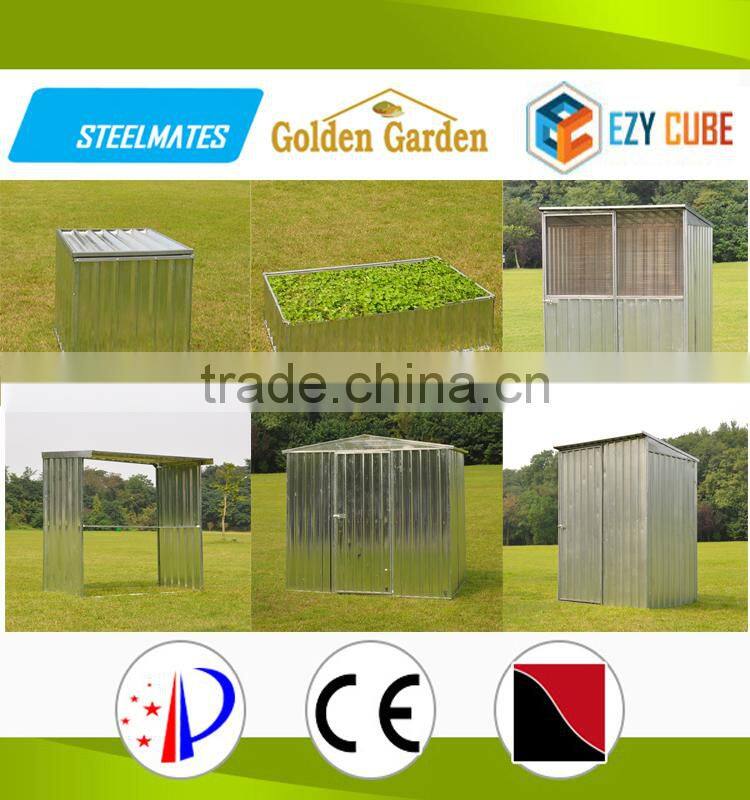 steel Garden Storage Box led light flower pot